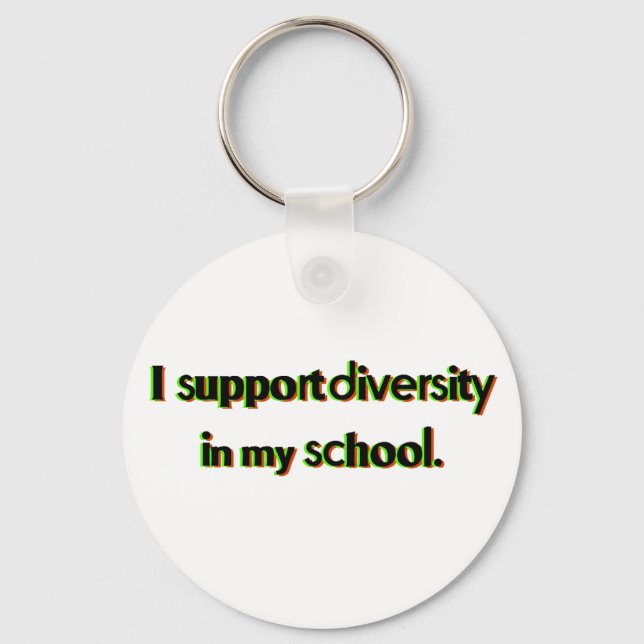 Support-Diversity in meinem Schlüsselanhänger (Vorderseite)