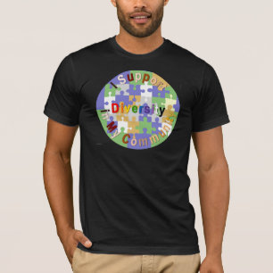 Support-Diversity in My Community T - Shirt