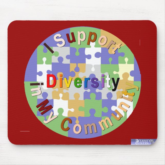 Support-Diversity in My Workplace Mousepad (Vorne)
