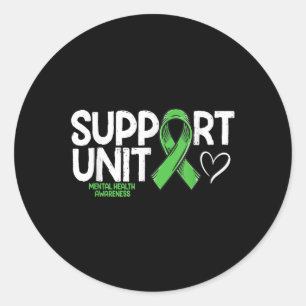 Support-Einheit für psychische Gesundheit Runder Aufkleber