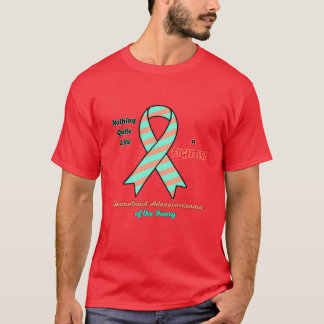 Support Fighters of EAC of the Ovary Awareness Rib T-Shirt
