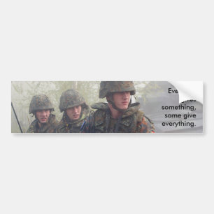 Support für unseren Troops-Autoaufkleber Autoaufkleber