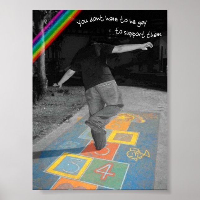 Support Gay Poster (Vorne)