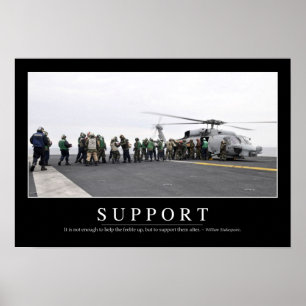 Support: Inspiration Zitat Poster