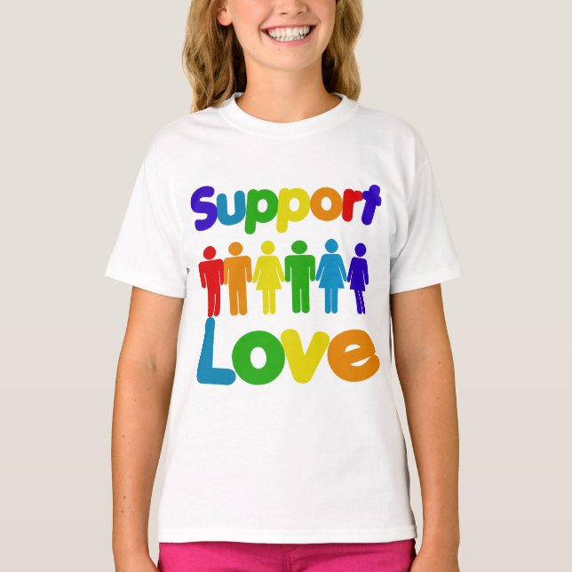 Support-Liebe T-Shirt (Vorderseite)