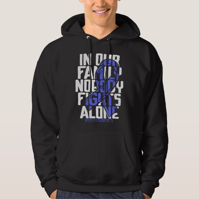 Support Myositis Warrior Cute Family Disease Aware Hoodie (Vorderseite)