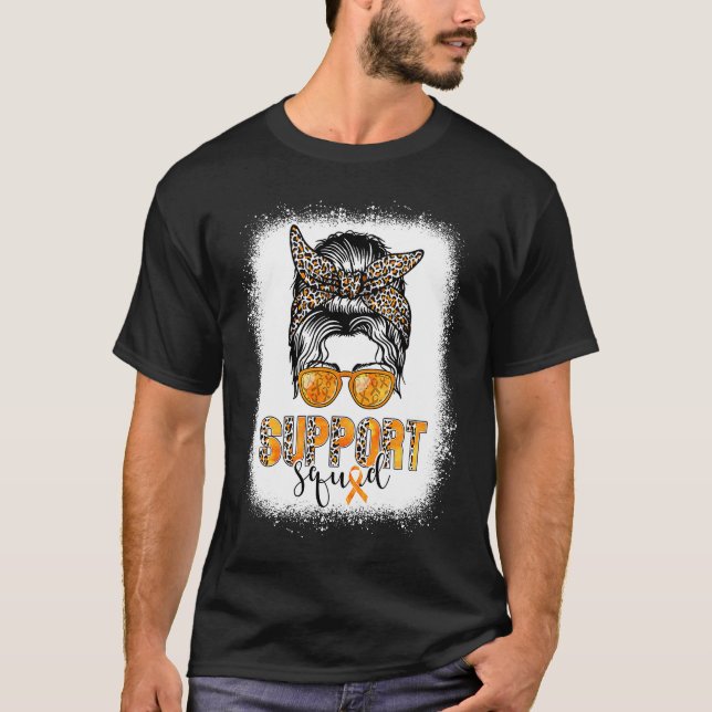 Support Orange Multiple Sclerosis Awareness Squad  T-Shirt (Vorderseite)