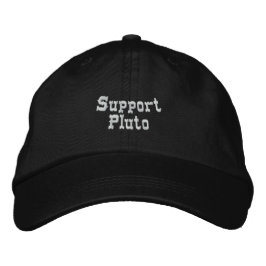 Support-Pluto Bestickte Kappe