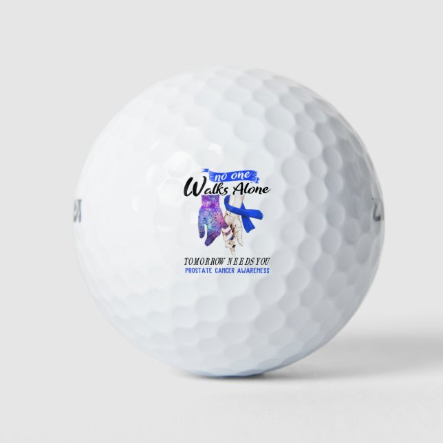 Support Prostate Cancer Awareness Ribbon Gifts Golfball (Vorderseite)