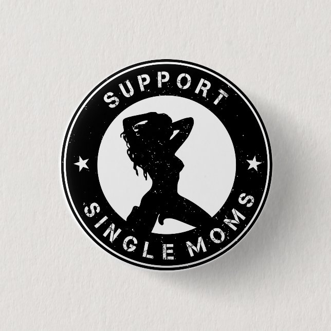 Support-Single-Mama Button (Vorderseite)