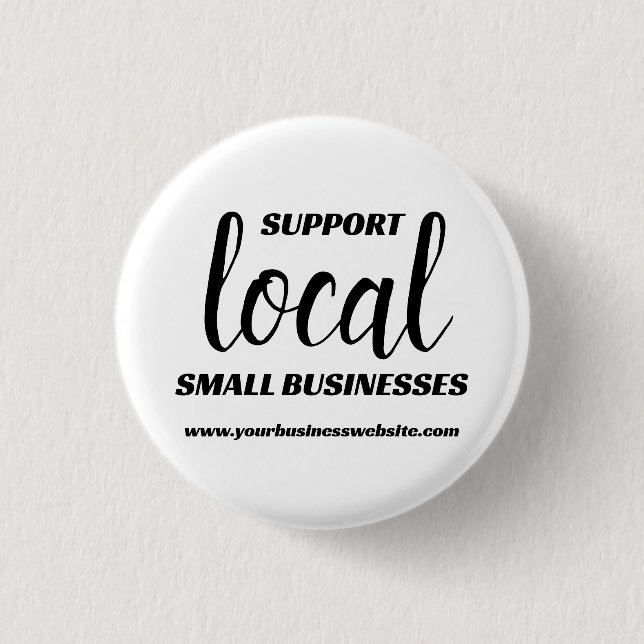 Support Small Business Button (Vorderseite)