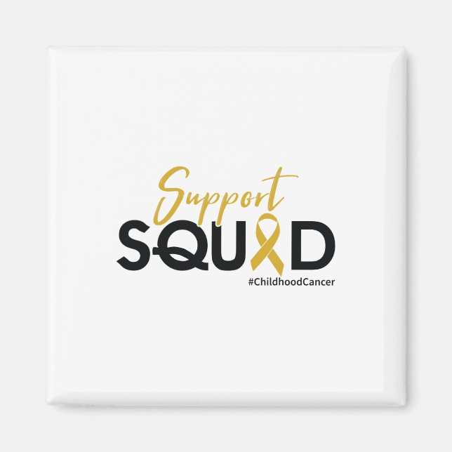 Support Squad - Bewusstsein für Kinderkrebs 1  Magnet (Vorne)