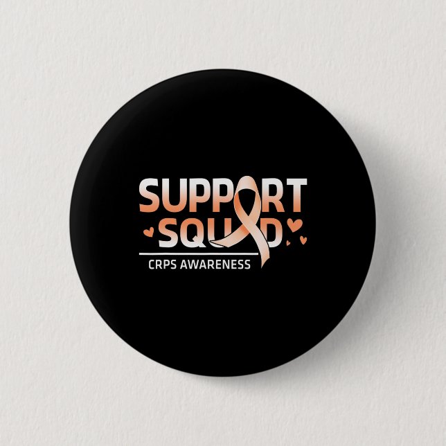 Support Squad Family Team RSD CRPS Sensibilisierun Button (Vorderseite)