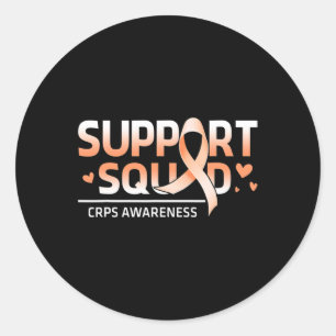 Support Squad Family Team RSD CRPS Sensibilisierun Runder Aufkleber