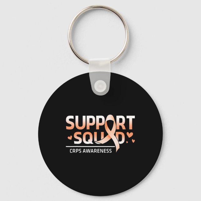 Support Squad Family Team RSD CRPS Sensibilisierun Schlüsselanhänger (Vorderseite)