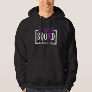 Support Squad Häusliche Gewalt Aufklärungs Lila R Hoodie