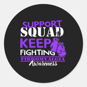 Support Squad I Chronic Pain Response Fibromyalgie Runder Aufkleber