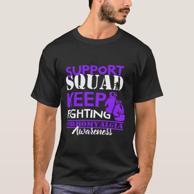 Support Squad I Chronic Pain Response Fibromyalgie T-Shirt (Vorderseite)