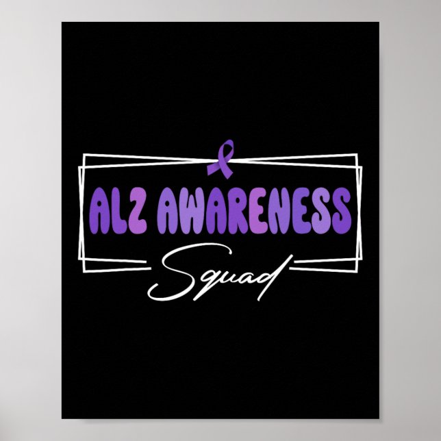 Support Squad I trägt Lila Heimerheimer-Awarene Poster (Vorne)