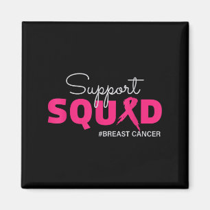 Support Squad Ich trage rosa Brustkrebs-Bewusstsei Magnet