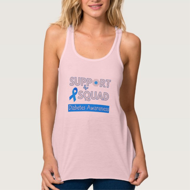 Support Squad - monatliches Design zur Sensibilisi Tank Top (Vorderseite)