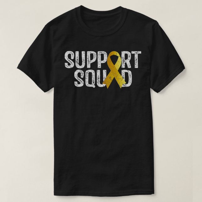 Support Squad Neuroblastoma Awareness  T-Shirt (Design vorne)