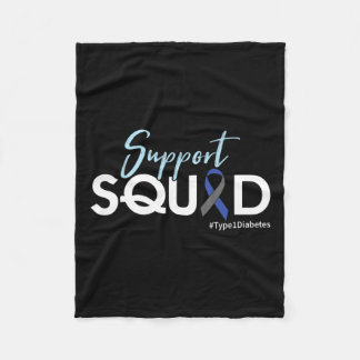 Support Squad - Typ 1 Diabetes-Bewusstsein Fleecedecke