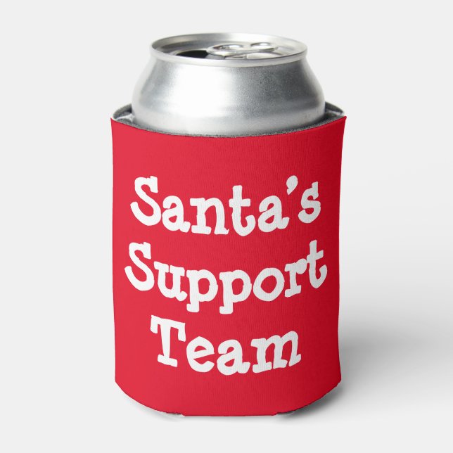 Support-Team des Weihnachtsmanns Dosenkühler (Kanne Vorderseite)