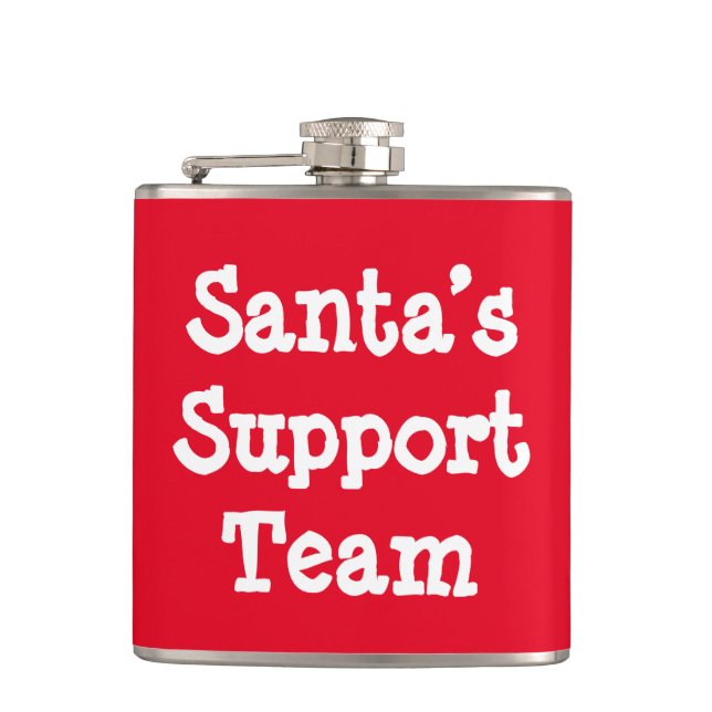 Support-Team des Weihnachtsmanns Flachmann (Vorderseite)