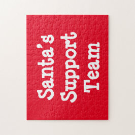 Support-Team des Weihnachtsmanns Puzzle
