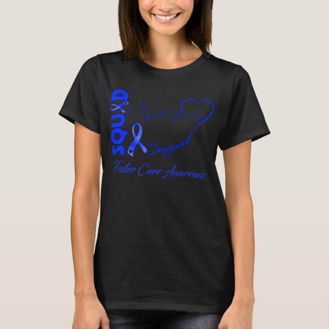 Support-Team fördert das Bewusstsein für die Pfleg T-Shirt (Vorderseite)