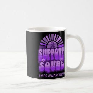 Support-Team für Squad Mps Awareness Retro Groovy Kaffeetasse