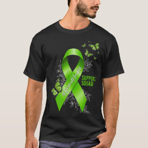 Support-Team Grüne-Schleife-Bewusstsein für psychi T-Shirt