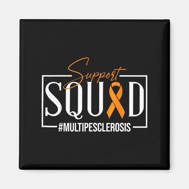 Support-Team Orange Band Multiple Sklerose Awa Magnet (Vorne)