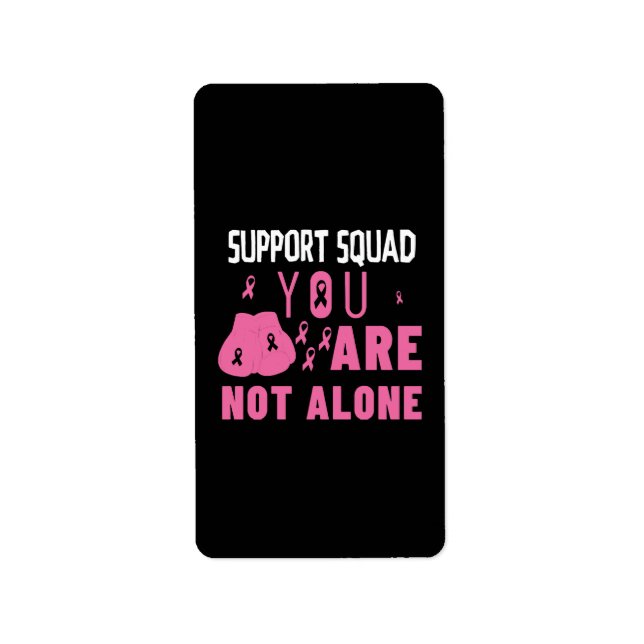 Support-Team Sie sind nicht allein Adressaufkleber (Vorne)