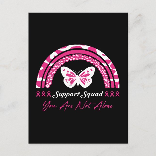 Support-Team Sie sind nicht allein Postkarte (Vorderseite)