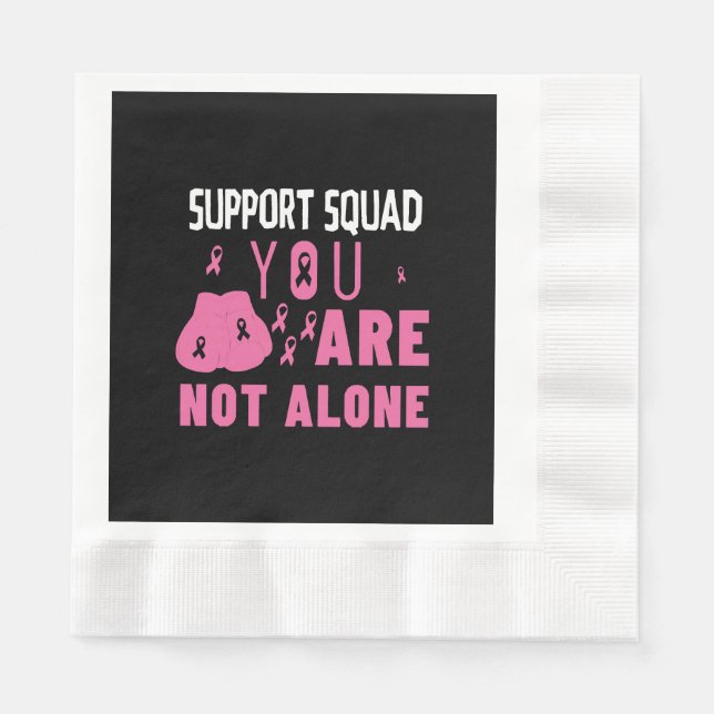 Support-Team Sie sind nicht allein Serviette (Vorderseite)