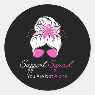 Support-Team Sie sind nicht alleine (2) Runder Aufkleber