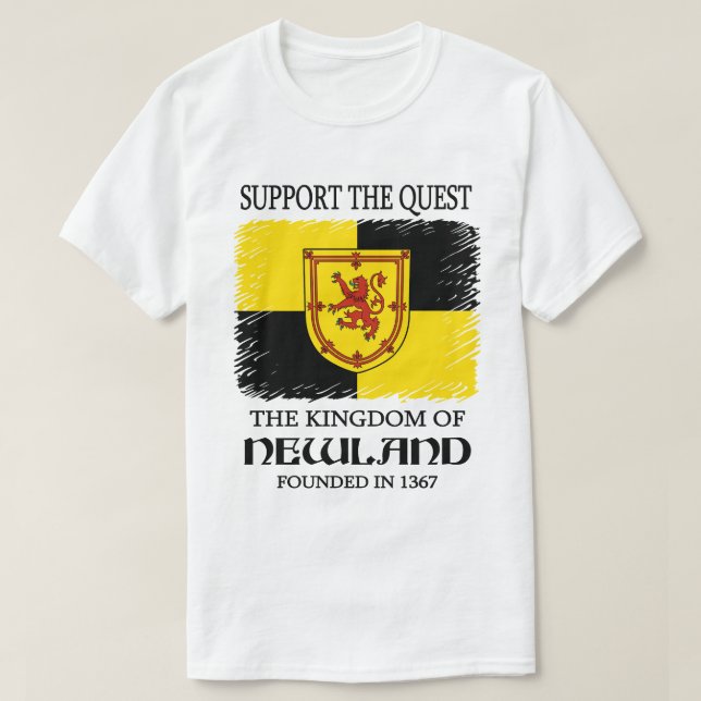 Support the Quest  T-Shirt (Design vorne)