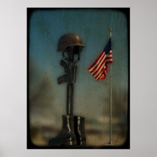 Support The Troops Poster