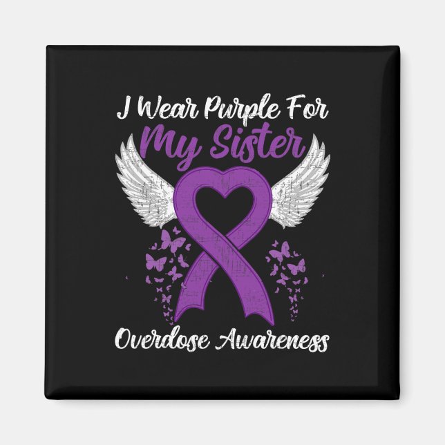 Support Überdosis Awareness Montag Kostümister Magnet (Vorne)