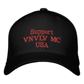 Support VNVLV MC USA bestickter Hut
