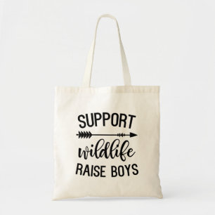 Support Wildlife Raise Boys Tote Bag Tragetasche