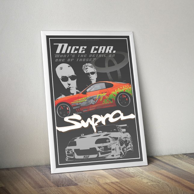 Supra A80 Fast & Furious Poster (Von Creator hochgeladen)