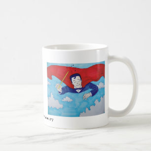 Supraleiter-Cartoon Tasse
