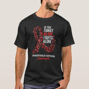 Supraventrikuläre Tachykardie-Bewusstseinsmonat Ro T-Shirt