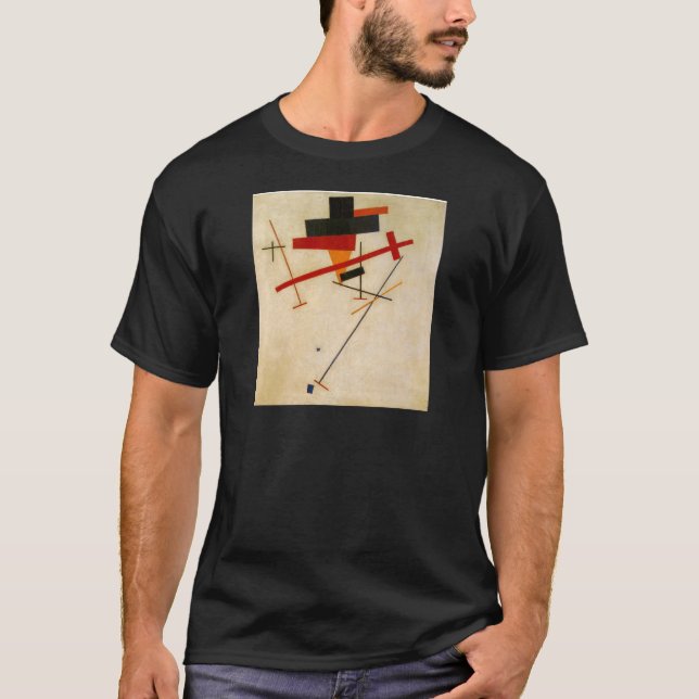 Suprematist Malerei von Kazimir Malevich T-Shirt (Vorderseite)