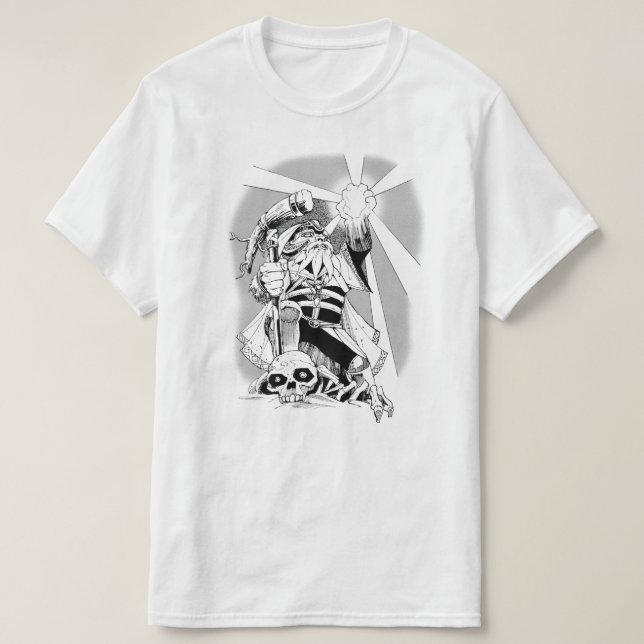 Supreme Dwarf Lord Fantasy Art Gamer Graphic T-Shirt (Design vorne)