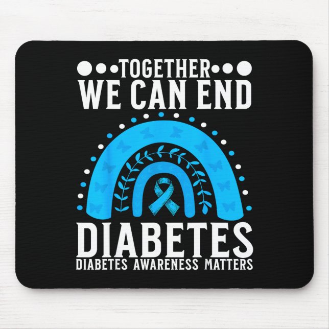 Suprt Diabetes Awareness Month For Diabetes Women  Mousepad (Vorne)