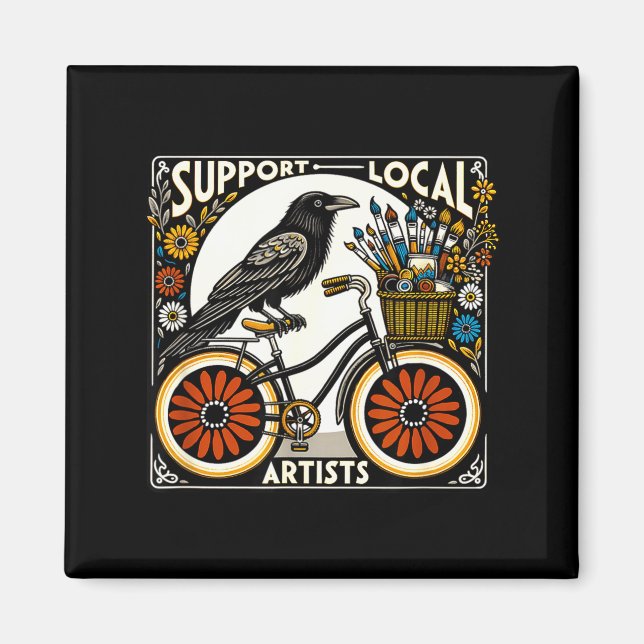 Suprt Local Artists  Magnet (Vorne)